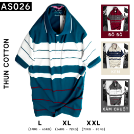 Áo Thun Sọc Polo Nam Có Túi Cao Cấp - AS026