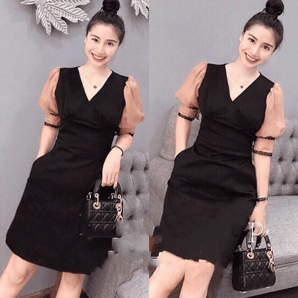 Đầm Xuông, váy suông 3 lỗ, vải đũi xước dày mát đẹp, Có Big size, sai đại  tới 95KG, Dài 102cm | Shopee Việt Nam