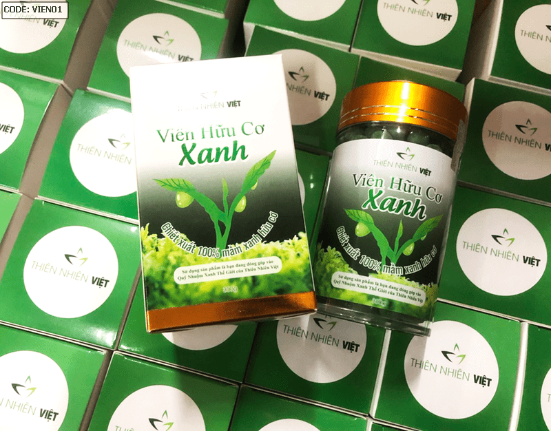 Viên hữu cơ xanh chính hãng thiên nhiên việt Viên hữu cơ xanh chính hãng thiên nhiên việt