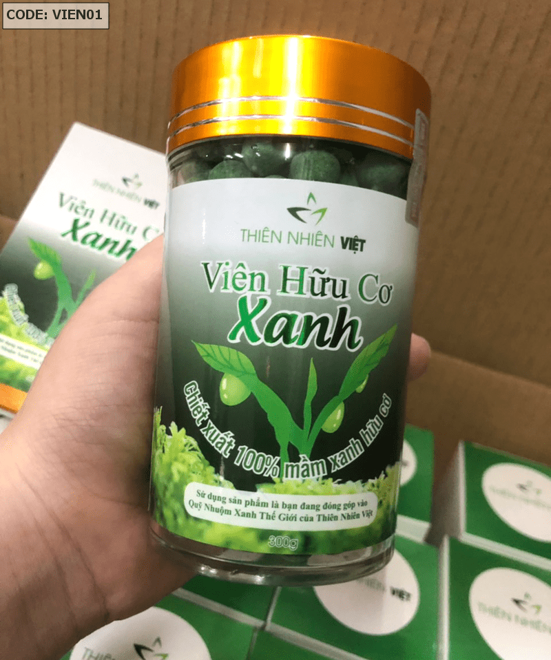 Viên hữu cơ xanh chính hãng thiên nhiên việt Viên hữu cơ xanh chính hãng thiên nhiên việt