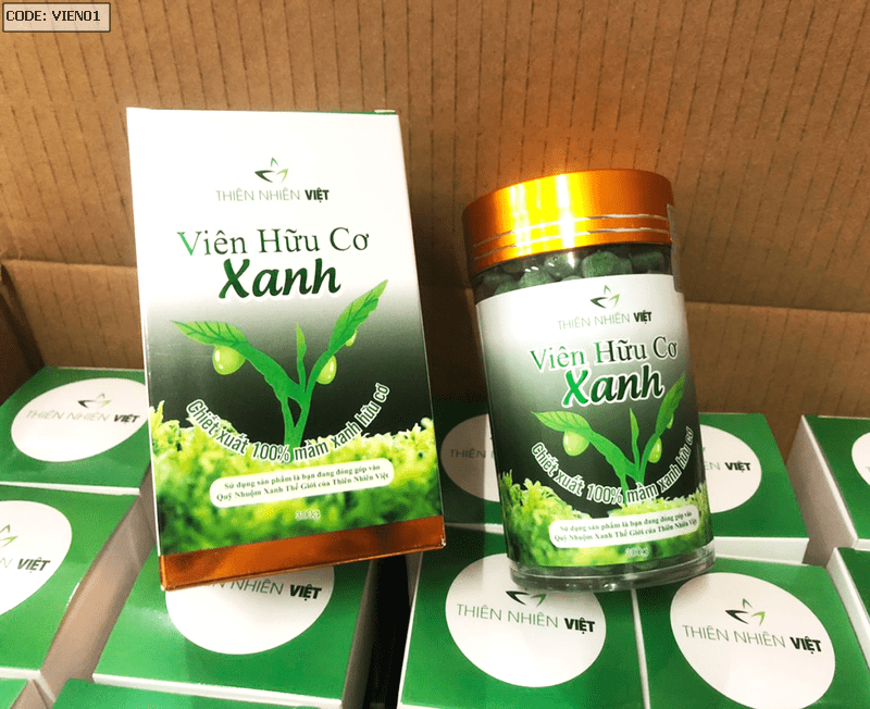 Viên hữu cơ xanh chính hãng thiên nhiên việt Viên hữu cơ xanh chính hãng thiên nhiên việt