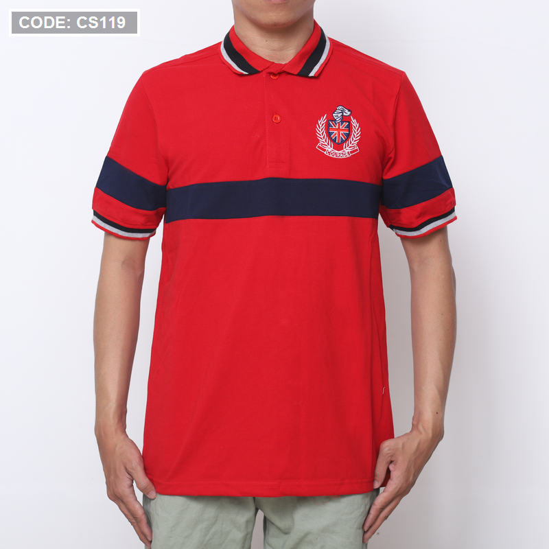 12257-img-1959-2.png Áo Thun Nam Có Cổ Vải Cá Sấu Thêu Logo Cổ Phối - CS119