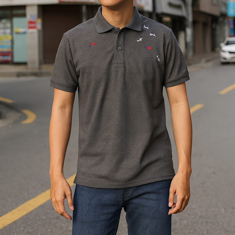 Phân phối áo Thun Nam Thêu Cá Mập Cao Cấp (Có Size 3XL) Phân phối áo Thun Nam Thêu Cá Mập Cao Cấp (Có Size 3XL)