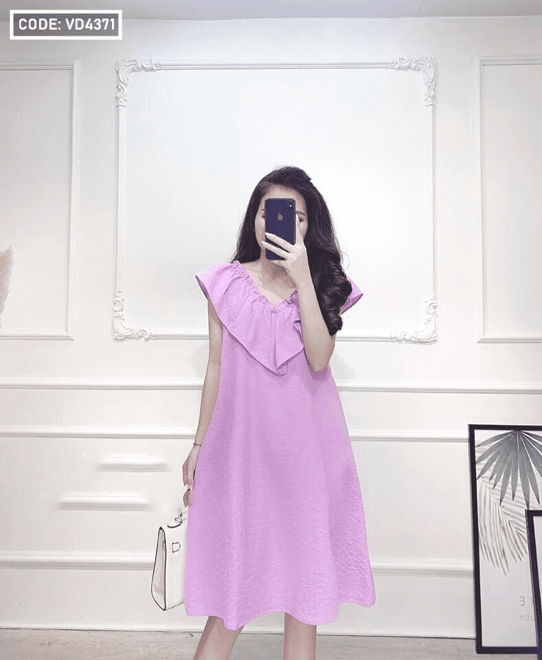 Đầm suông công sở nơ sau | Muasam24 - Yên Tâm Mua Sắm