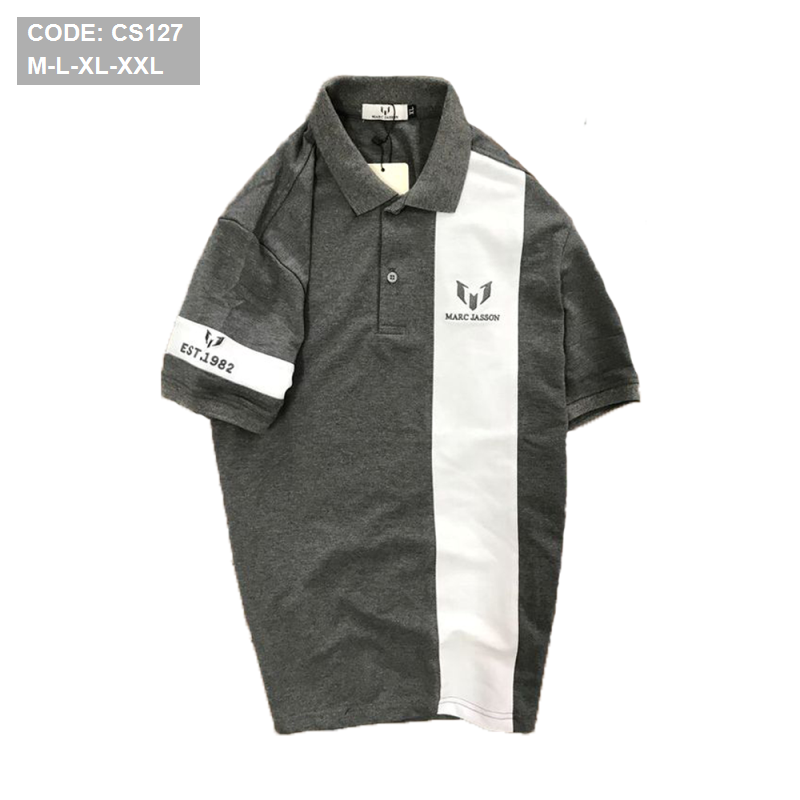 12802-2-2.png Áo Thun Cá Sấu Nam Có Cổ Phối Marc Jasson - CS127