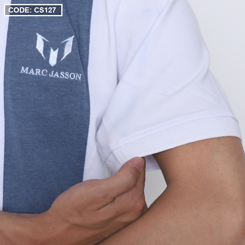 12802-img-2027-1.png Áo Thun Cá Sấu Nam Có Cổ Phối Marc Jasson - CS127