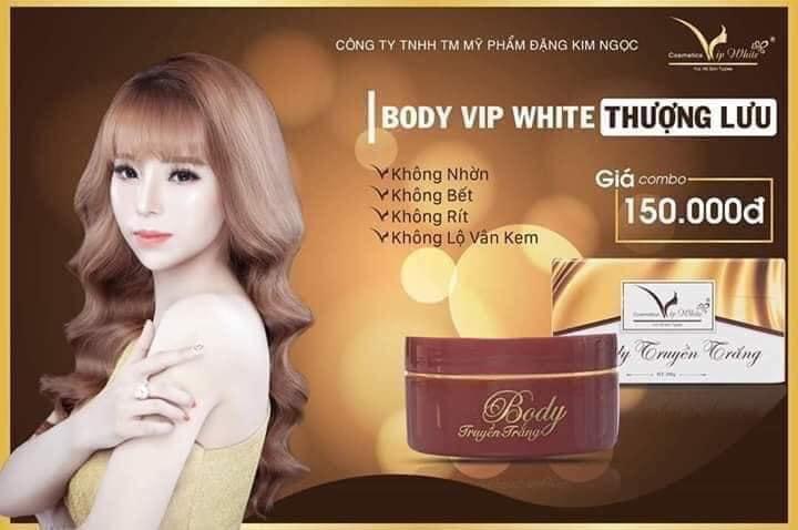 Giá sỉ kem body truyền trắng VIP White thượng lưu