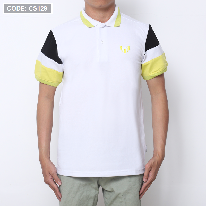 12880-img-1939-2.png Áo Thun Nam Cá Sấu Polo Tay Ngắn Phối - CS129