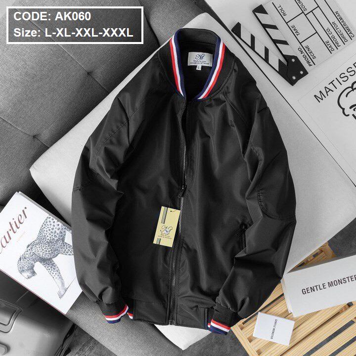 13485_13485-z2133907229036-36fe232440a25a37a8cc8712968f99be_20250829152458-1.jpg Áo khoác nam dù 2 lớp phối nỉ bâu viền(có size 3x) - AK060