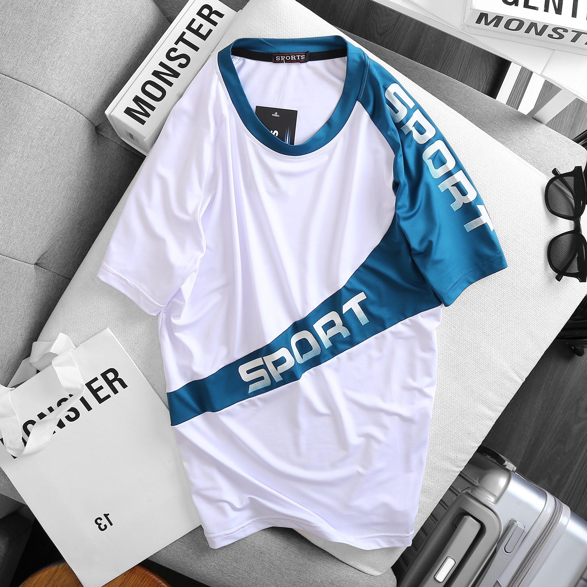 Áo thun nam thể thao in chữ Sport cao cấp Áo thun nam thể thao in chữ Sport cao cấp