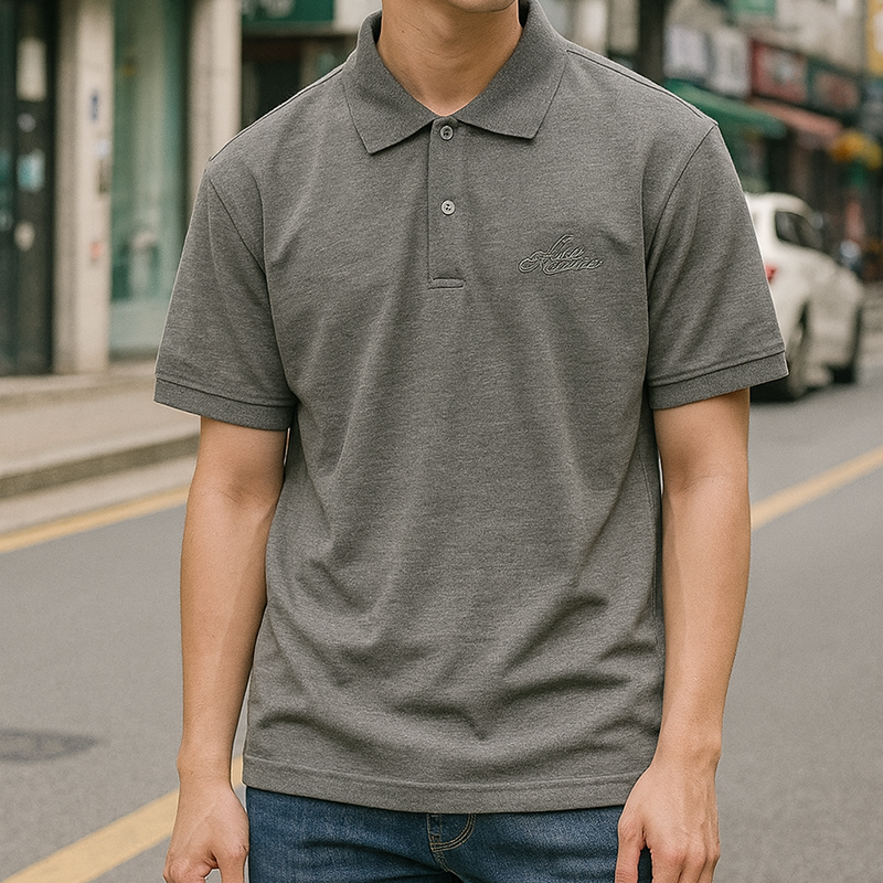 Phân phối áo Thun Nam Cổ Bẻ Thêu Chữ Cao Cấp Phân phối áo Thun Nam Cổ Bẻ Thêu Chữ Cao Cấp