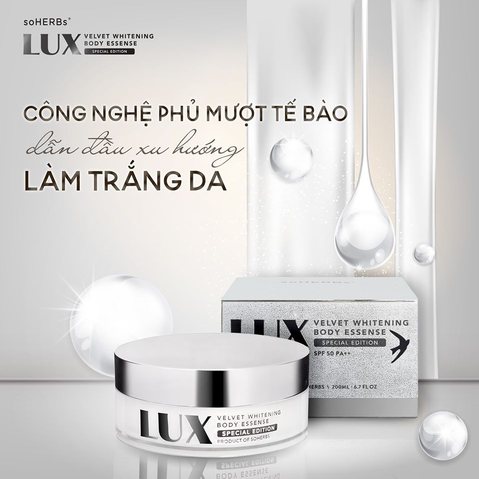 Kem body Lux tinh chất yến tươi chính hãng soHERBs Kem body Lux tinh chất yến tươi chính hãng soHERBs
