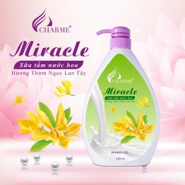 Sữa tắm nước hoa Charme Miracle 1000ml hương Ngọc Lan Tây - 8936194690210