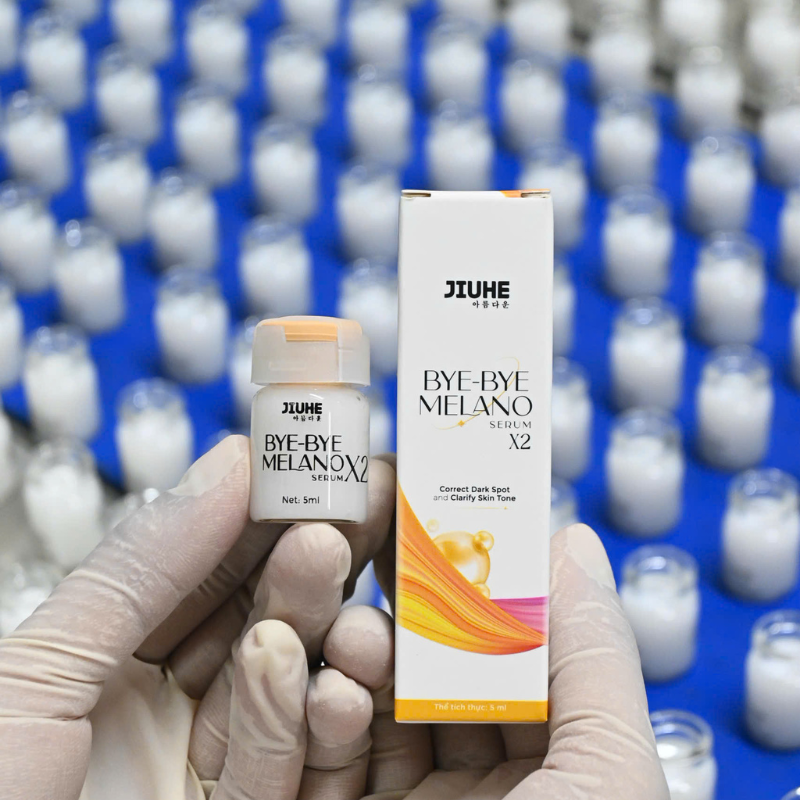 Nguồn sỉ serum Giảm Thâm Jiuhe Bye-Bye Melano x2 5ml Nguồn sỉ serum Giảm Thâm Jiuhe Bye-Bye Melano x2 5ml