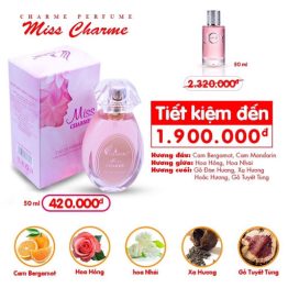 Hàng chính hãng - Nước hoa nữ Charme MISS CHARME 50ml