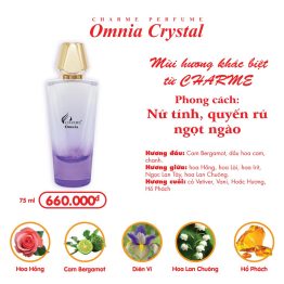 Nước hoa nữ Charme OMNIA CRYSTAL 75ml chính hãng