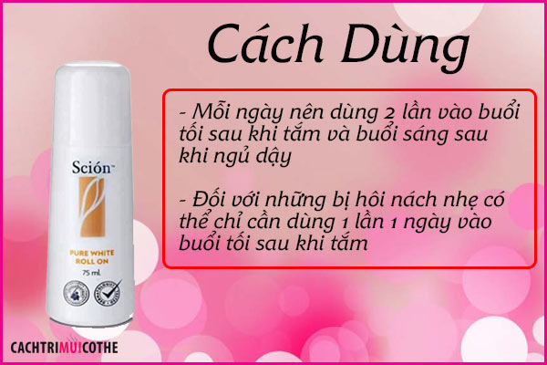 Nguồn hàng sỉ lăn khử mùi cơ thể Scion Pure White Roll On chính hãng Lăn khử mùi cơ thể Scion Pure White Roll On chính hãng