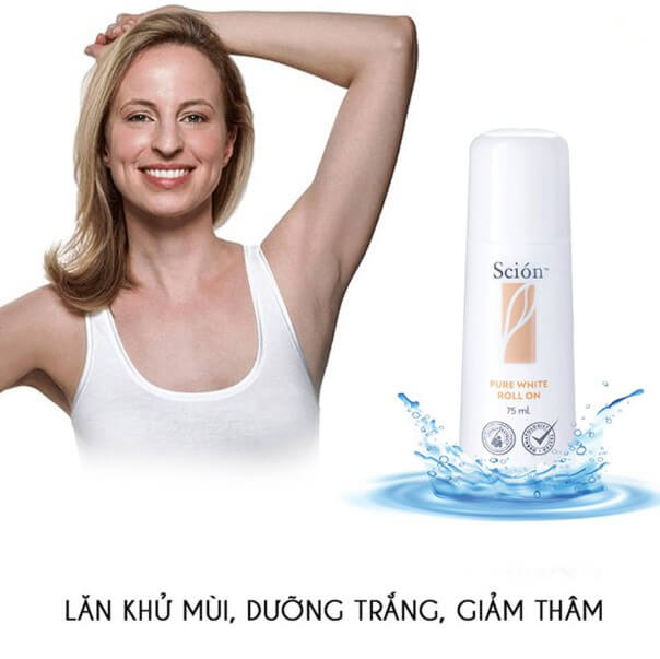 Nguồn hàng sỉ lăn khử mùi cơ thể Scion Pure White Roll On chính hãng Lăn khử mùi cơ thể Scion Pure White Roll On chính hãng