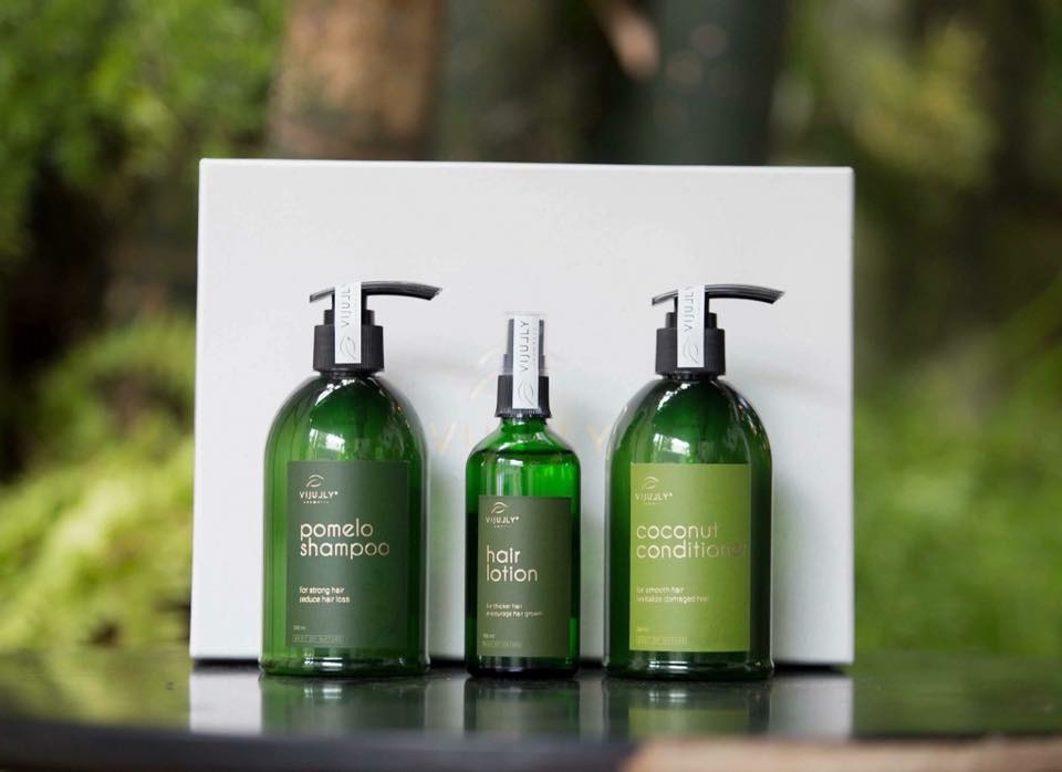 Combo trị rụng tóc tinh dầu bưởi ViJully Combo trị rụng tóc tinh dầu bưởi ViJully