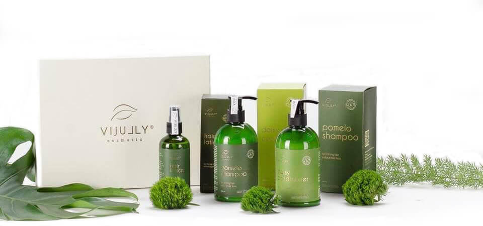 Combo trị rụng tóc tinh dầu bưởi ViJully Combo trị rụng tóc tinh dầu bưởi ViJully