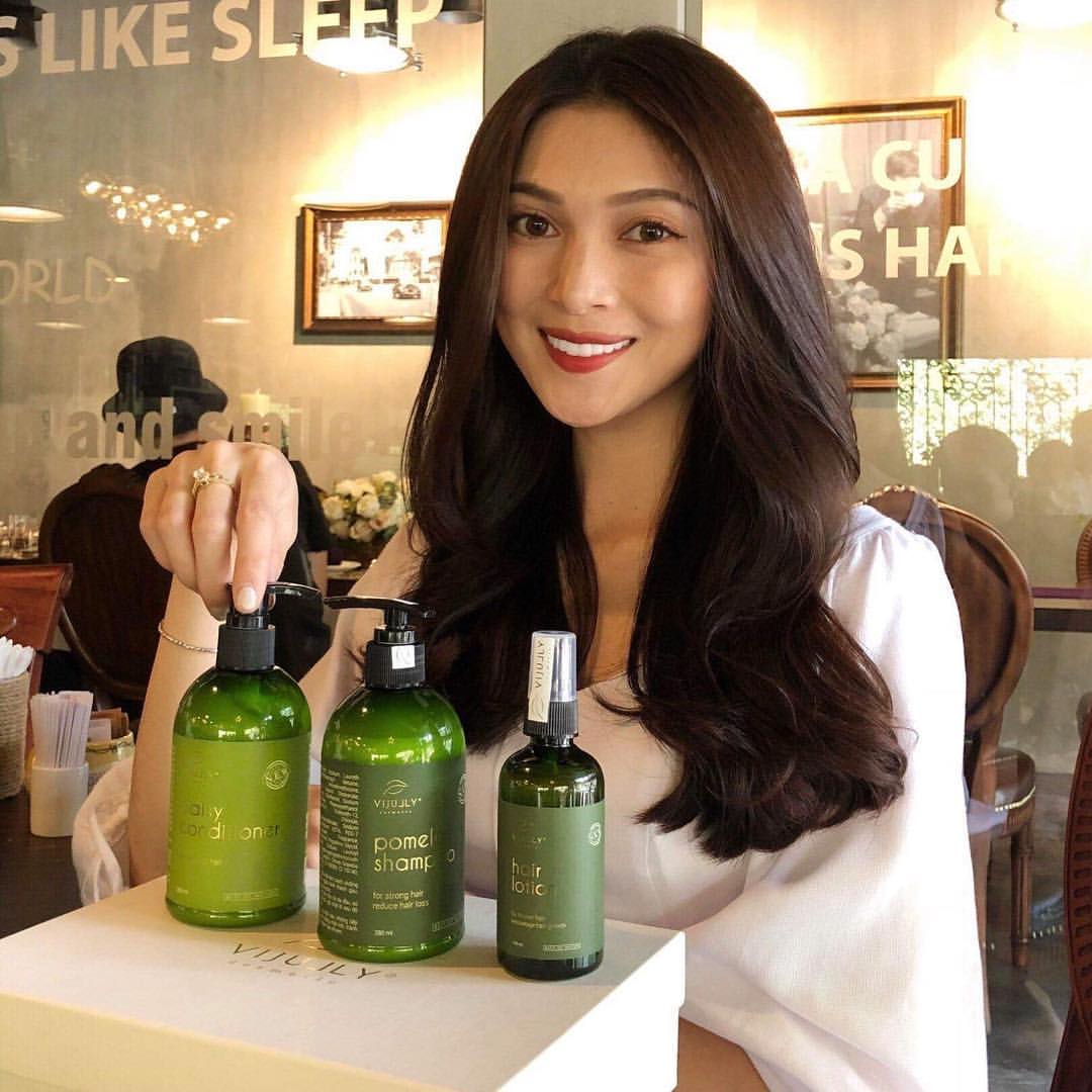 Combo trị rụng tóc tinh dầu bưởi ViJully Combo trị rụng tóc tinh dầu bưởi ViJully