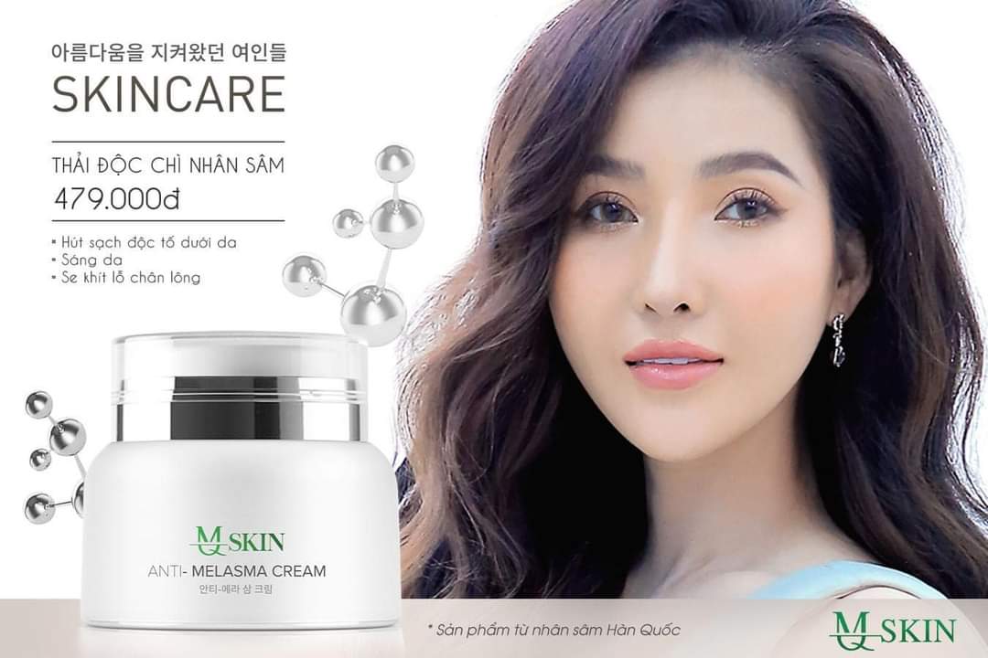 Kem Thải Chì Nhân Sâm MQ Skin làm mờ thâm nám tàn nhang chính hãng