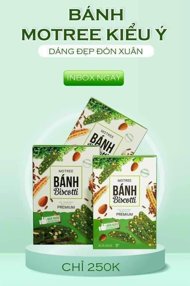 Bánh ăn kiêng Biscotti Motree