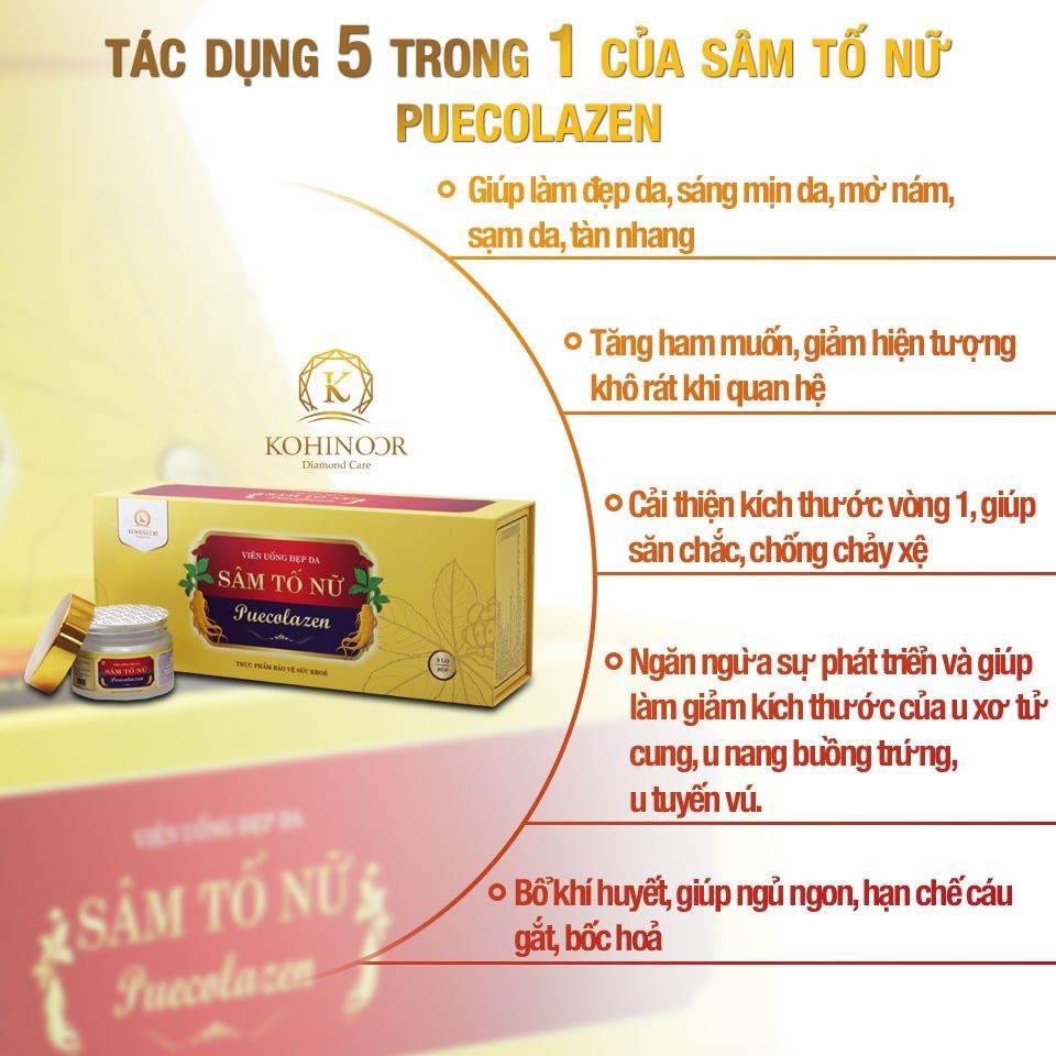 14689-sam-to-nu-collagen-2-25.jpg Viên Uống Sâm Tố Nữ Collagen Puecolazen - 8938527095099