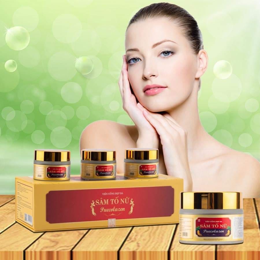 14689-sam-to-nu-puecolazen-1-25.jpg Viên Uống Sâm Tố Nữ Collagen Puecolazen - 8938527095099