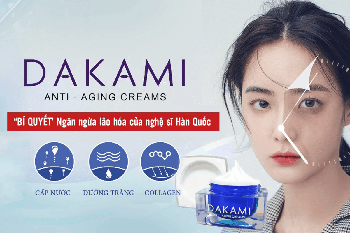 Kem face chống lão hóa Dakami Kem face chống lão hóa Dakami