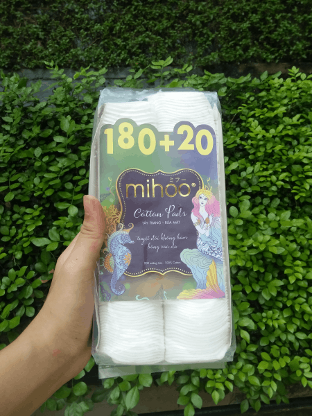 15004-vzqmiu6rg8-up-3.png Bông Tẩy Trang Mihoo 100% Cotton (200 Miếng) - 8936112021140