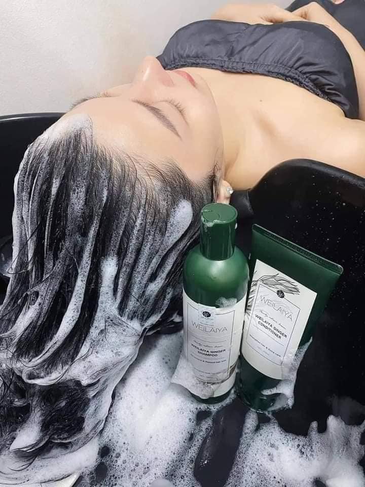 15100-140426380-4973337629404489-3326424892080025538-n-4.jpg Combo bộ dầu gội xả Weilaiya mọc tóc chiết xuất gừng xả - 6971025880370