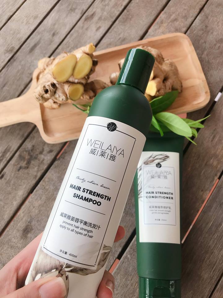 Bỏ sỉ combo bộ dầu gội xả Weilaiya mọc tóc chiết xuất gừng xả Bỏ sỉ combo bộ dầu gội xả Weilaiya mọc tóc chiết xuất gừng xả