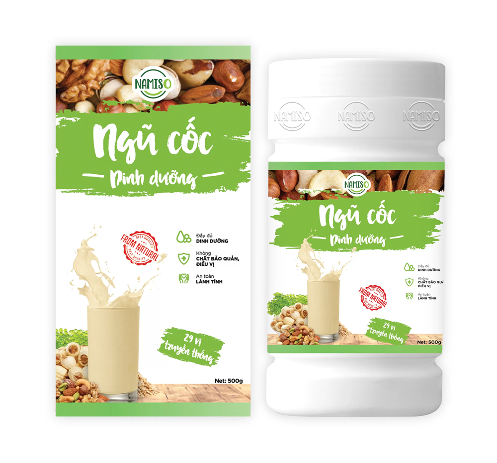 Bột ngũ cốc dinh dưỡng Namiso 29 vị truyền thống 500g Bột ngũ cốc dinh dưỡng Namiso 29 vị truyền thống 500g