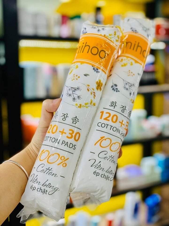 15306-188389811-1294544017607289-7150711037918606300-n-2.jpg Bông Tẩy Trang Mihoo 150 Miếng - 8936112021119