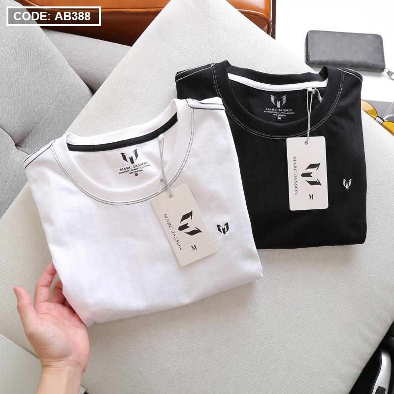 15403-z2574887093280-bdc9ca9717f49530d43c20c3c429f2f9-8.png Áo Thun Nam Cổ Tròn Thêu Logo (Có Size 3XL) - AB388