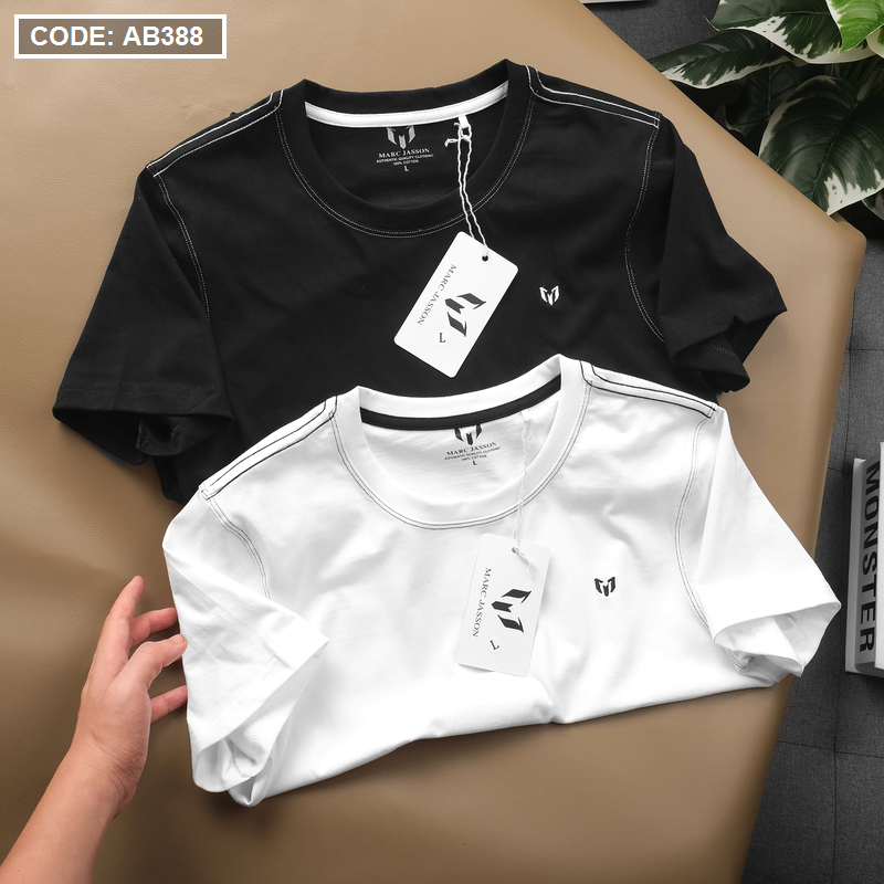 15403-z3500270986433-9208f60e200d69f3483f3b824ef88e51-7.png Áo Thun Nam Cổ Tròn Thêu Logo (Có Size 3XL) - AB388