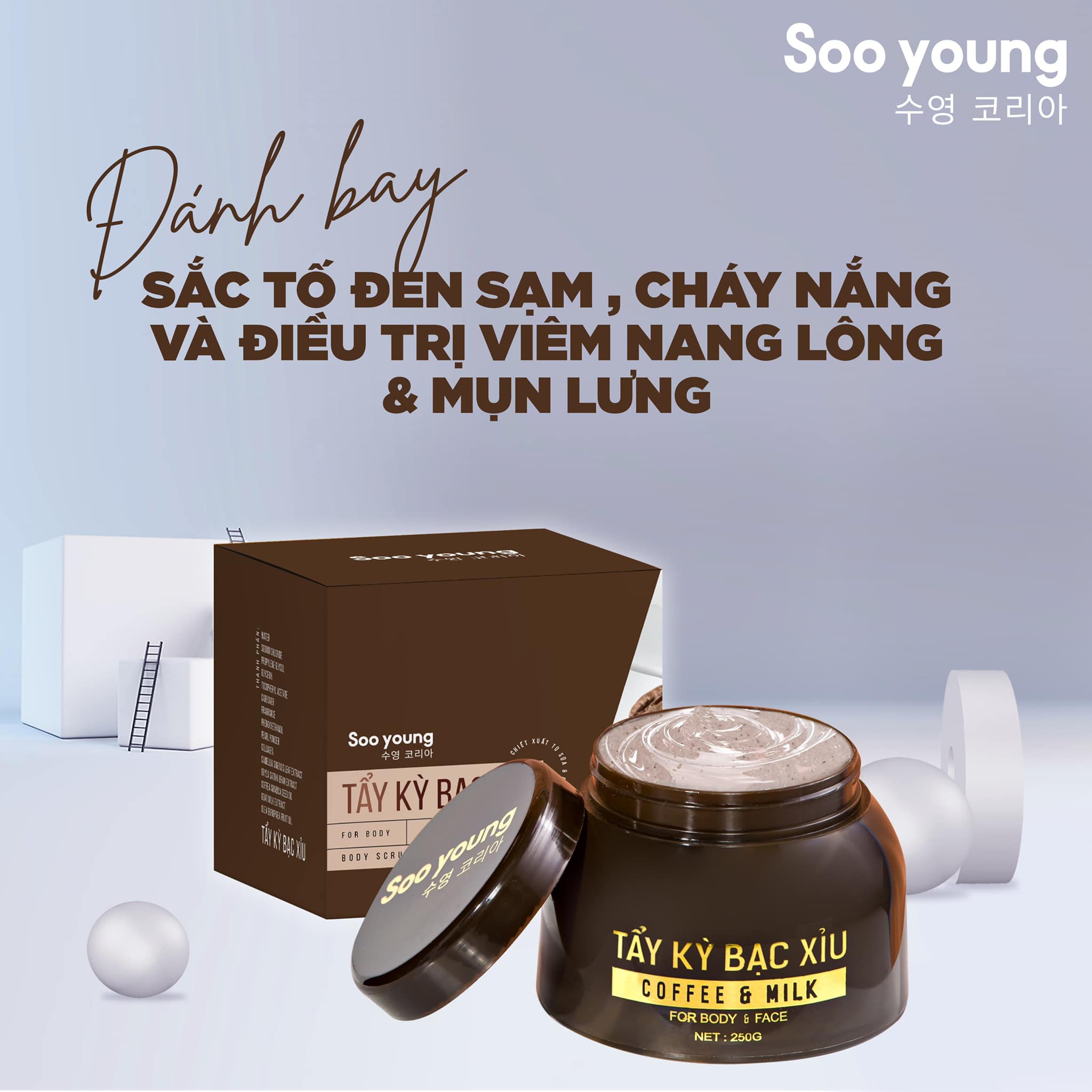 Phân phối tẩy kỳ bạc xỉu Soo Young chính hãng Tẩy kỳ bạc xỉu Soo Young chính hãng