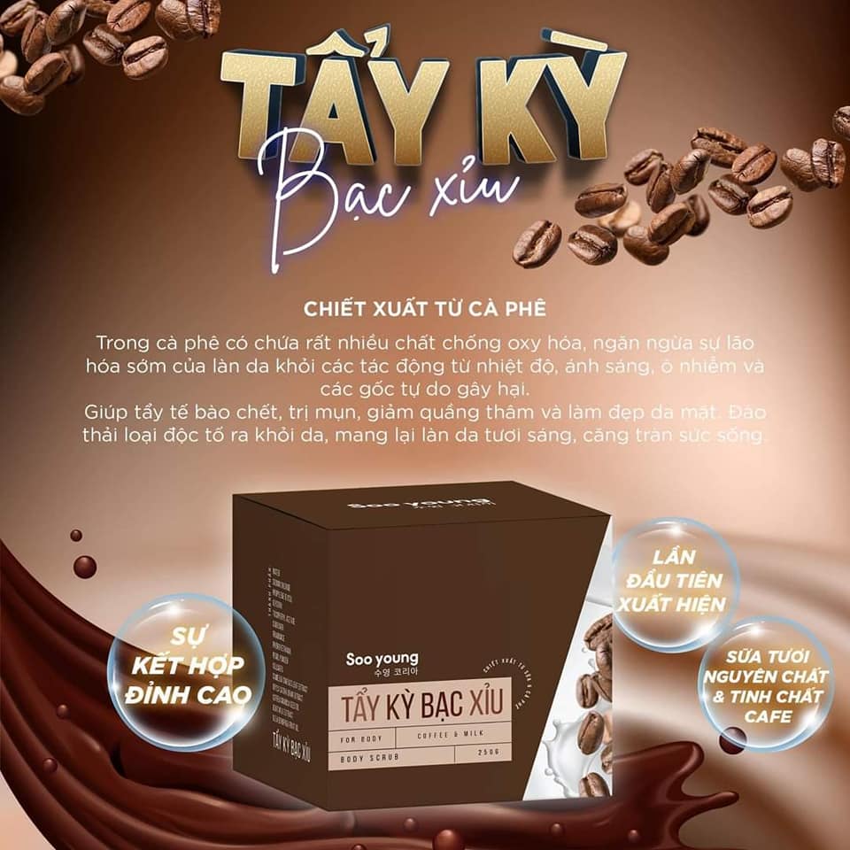 Tẩy kỳ bạc xỉu - Tẩy tế bào chết - Mỹ Phẩm Soo Young Tẩy kỳ bạc xỉu - Tẩy tế bào chết - Mỹ Phẩm Soo Young
