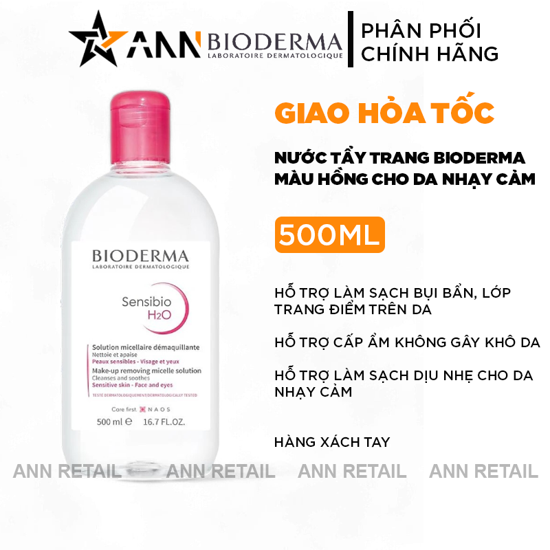 15428_1_20241126121545-4.png Nước Tẩy Trang Bioderma Màu Hồng Sensibio H2O 500ml Phù Hợp Da Nhạy Cảm - 3401575645790