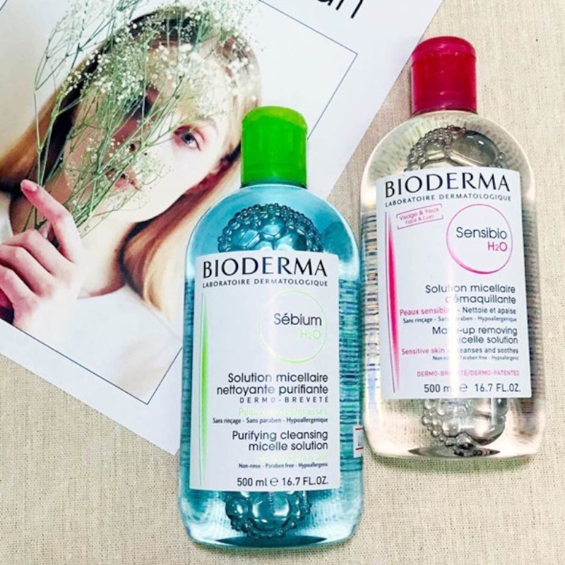 Nước Tẩy Trang Bioderma Màu Hồng Sensibio H2O 500ml Phù Hợp Da Nhạy Cảm Nước Tẩy Trang Bioderma Màu Hồng Sensibio H2O 500ml Phù Hợp Da Nhạy Cảm