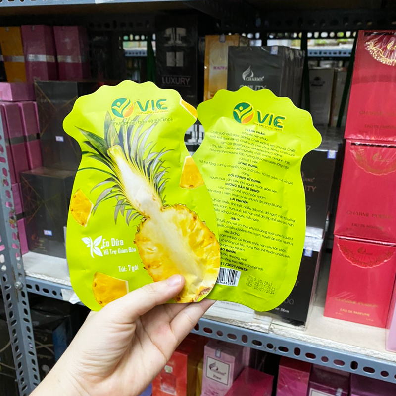 Nguồn sỉ kẹo dứa giảm cân 7 viên Vic chính hãng Kẹo dứa giảm cân 7 viên Vic chính hãng
