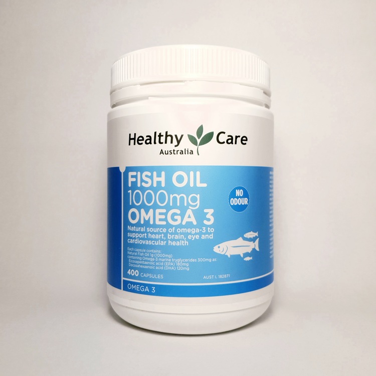 Phân phối viên uống dầu cá Omega-3 1000mg 400 viên Healthy Care của Úc chính hãng Viên uống dầu cá Omega-3 1000mg 400 viên Healthy Care của Úc chính hãng