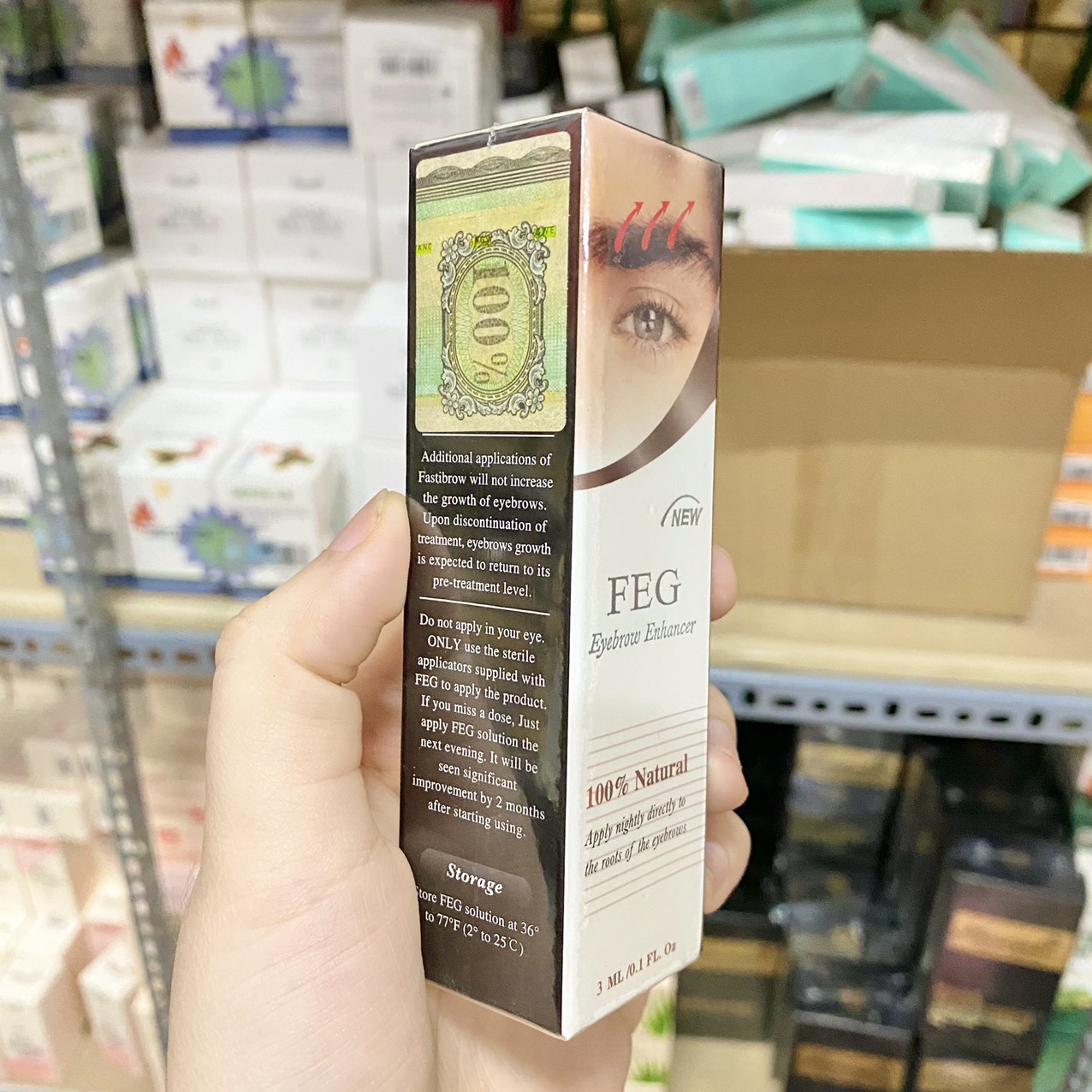 Serum dưỡng lông mày Feg chính hãng Serum dưỡng lông mày Feg chính hãng
