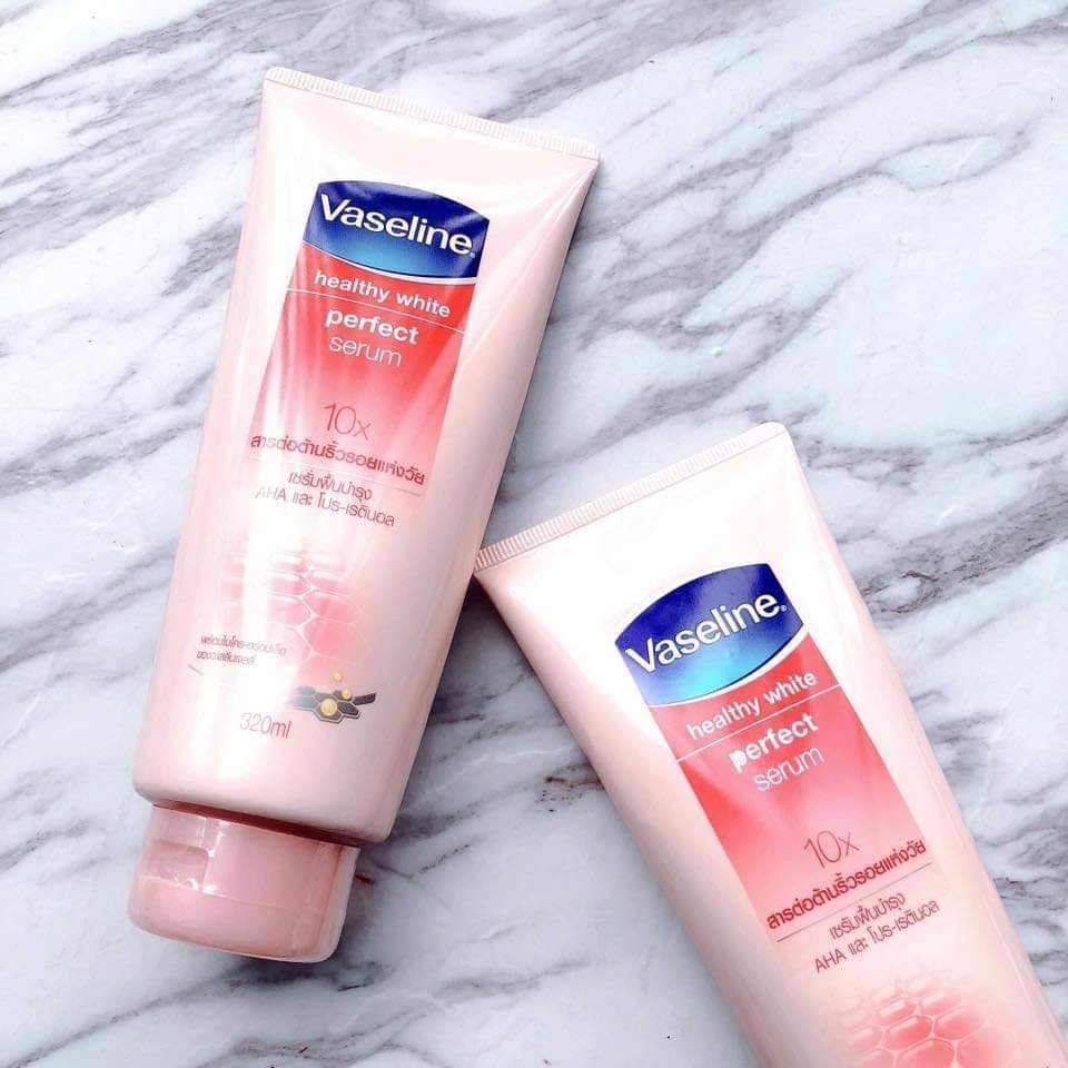 Sữa dưỡng thể Vaseline 10x Healthy White Perfect Serum Thái Lan chính hãng Sữa dưỡng thể Vaseline 10x Healthy White Perfect Serum Thái Lan chính hãng