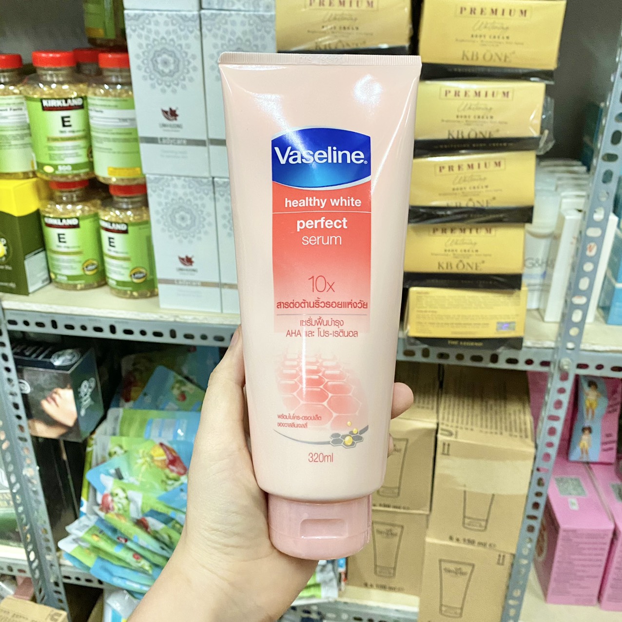 Sữa dưỡng thể Vaseline 10x Healthy White Perfect Serum Thái Lan chính hãng Sữa dưỡng thể Vaseline 10x Healthy White Perfect Serum Thái Lan chính hãng