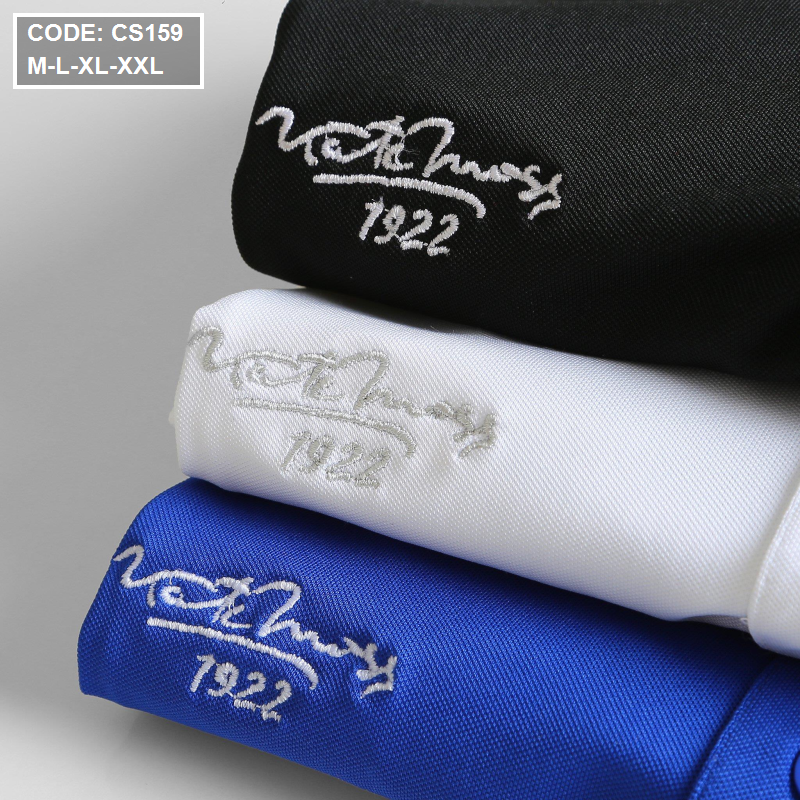 15731-z2944456853440-a2dc49022ece489daa2ef89f131a2e08-8.png Áo Thun Nam Cá Sấu Poly Cổ Bẻ Ghép Vải Thêu Chữ - CS159