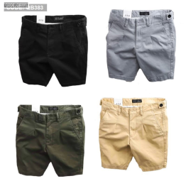 Quần Short Kaki Co Giãn Phối Nút Cao Cấp (Có Size 36) - QB383