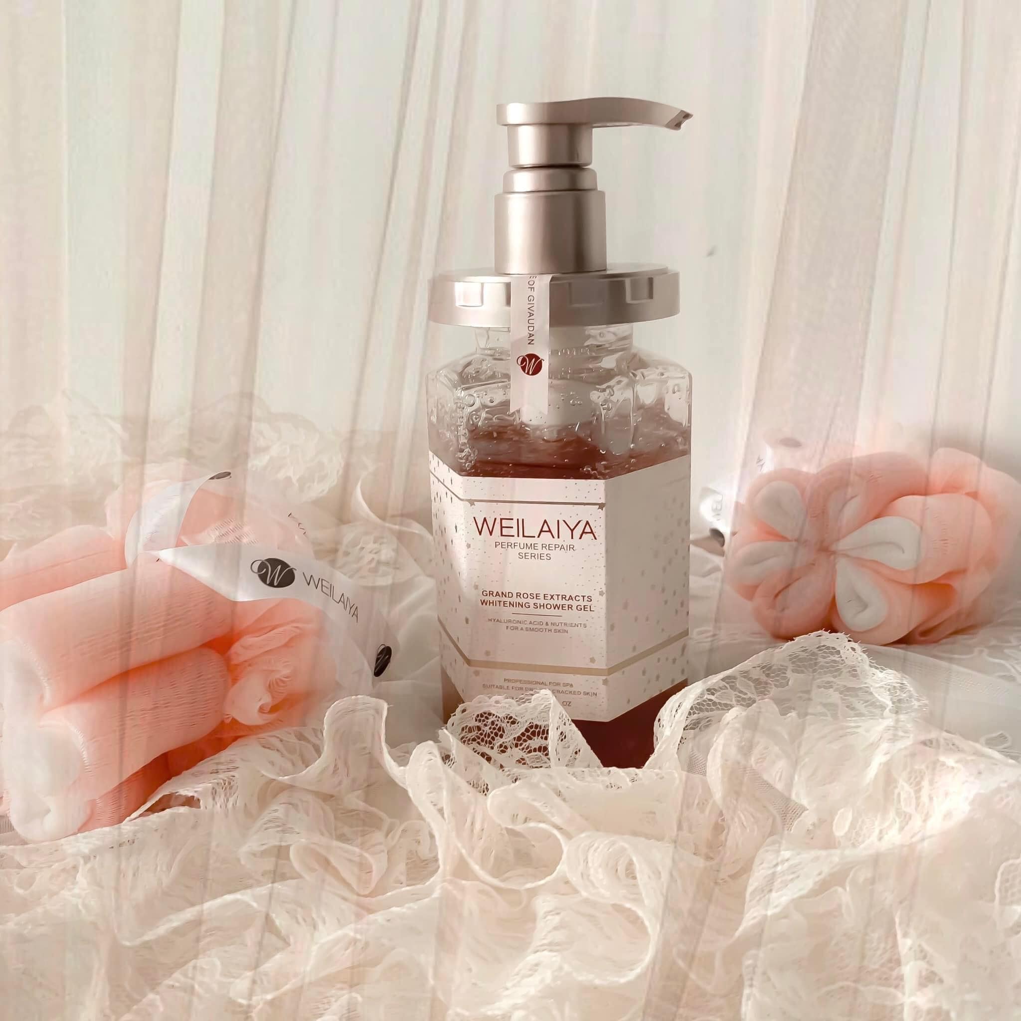 15878-269724645-1391725614576315-6391540662448212383-n-6.jpg Sữa Tắm Trắng Da Cánh Hoa Hồng Weilaiya Damask 450ml Chính Hãng - 6971025880783