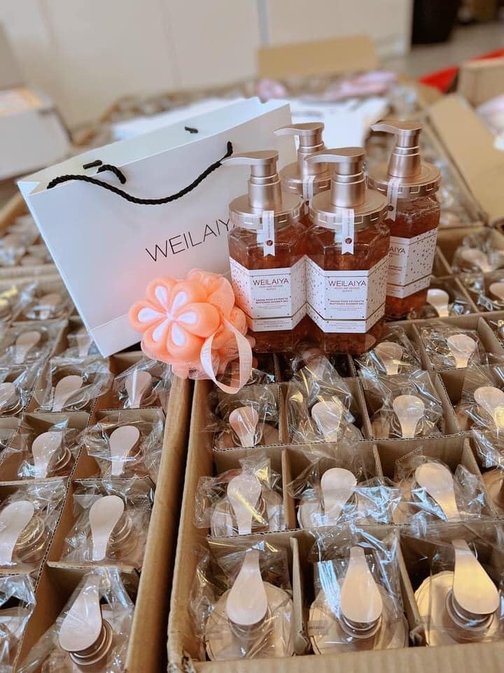 15878-270177160-3020385164892226-2933933829921880600-n-6.jpg Sữa Tắm Trắng Da Cánh Hoa Hồng Weilaiya Damask 450ml Chính Hãng - 6971025880783